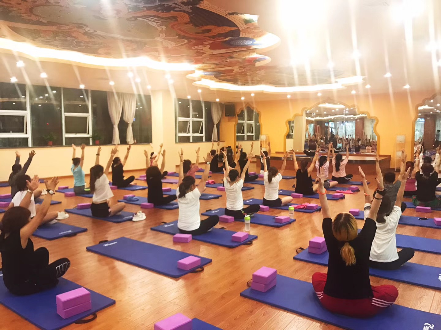 貴州省貴陽(yáng)市動(dòng)嵐健身房加盟店面裝修展示